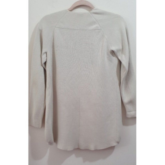 Eileen Fisher Silk Organic Cotton Open Cardigan/Jacket Size S - Picture 4 of 9